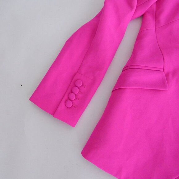 Generation Love New York Goldie Magenta Pink Single Button Blazer S - Picture 9 of 12